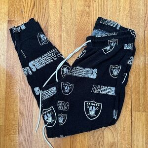 NFL Team Apparel Raiders Las Vegas Oakland Lounge Pants Size 0X